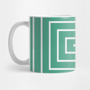 Turquoise Rectangle Mug